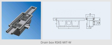 7 drain box rske mit w